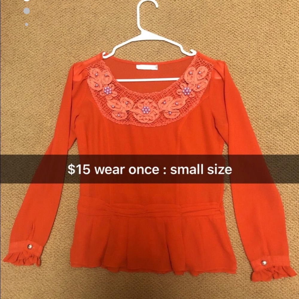 Oranger blouse